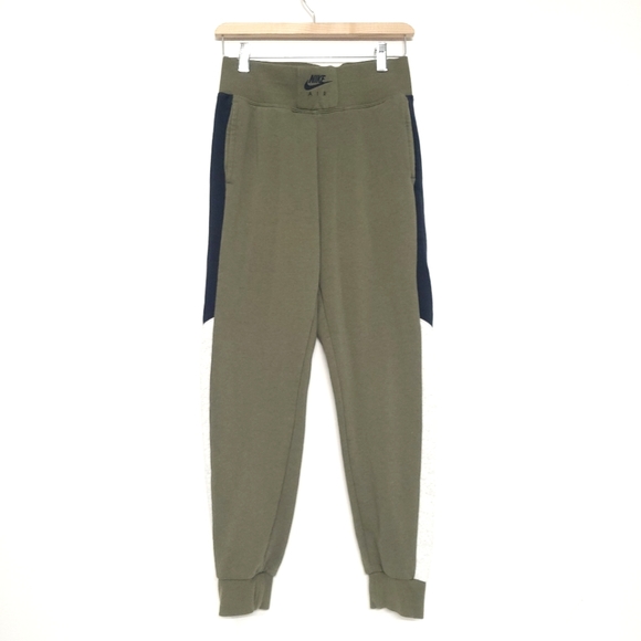 Nike Air Women's BB Green/Black/White Heather JoggerPants C - Picture 7 of 14